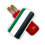 Load image into Gallery viewer, NEW! Two Finger UAE Flag Leather Cigar Pouch - VSB London
