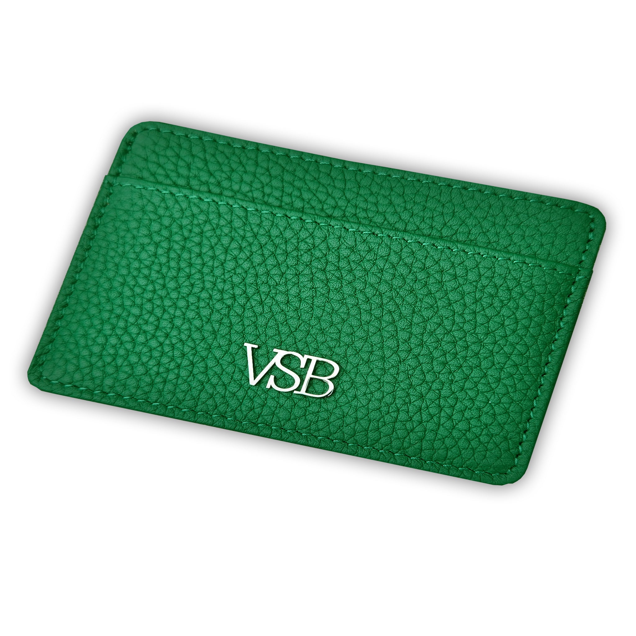 British Racing Green Leather Card Holder