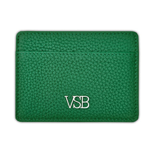 British Racing Green Leather Card Holder