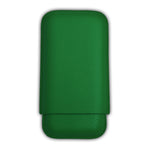 Load image into Gallery viewer, Three Finger British Racing Green Leather Cigar Case
