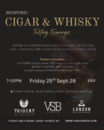 Load image into Gallery viewer, Cigar &amp; Whisky Tasting Evening Ticket - 25th Sept 2026 - Bedford
