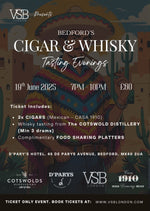 Load image into Gallery viewer, Cigar &amp; Whisky Tasting Evening Ticket - 19th June 2025 - Bedford - VSB London
