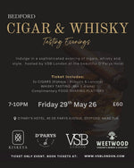 Load image into Gallery viewer, Cigar &amp; Whisky Tasting Evening Ticket - 29th May 2026 - Bedford - VSB London
